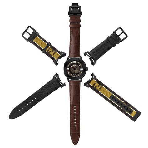 fendi selleria watch bands|Fendi Selleria Watch & Strap Set .